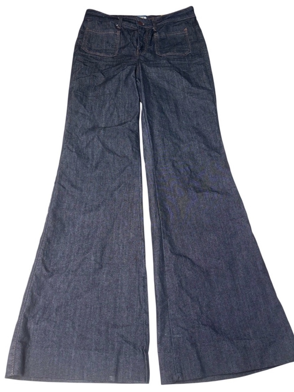 Maeve Dark Indigo Wide-Leg Jeans